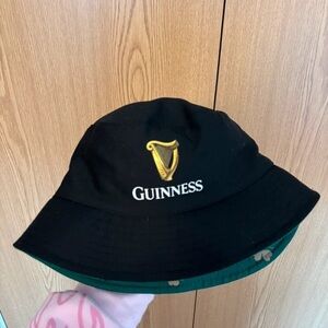 Guinness Black Hat with Green Accent